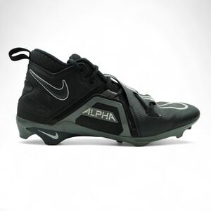 Nike Shoes Mens 13 Black Gray Alpha Menace‎ Pro 3 Football Cleats CT6649-010
